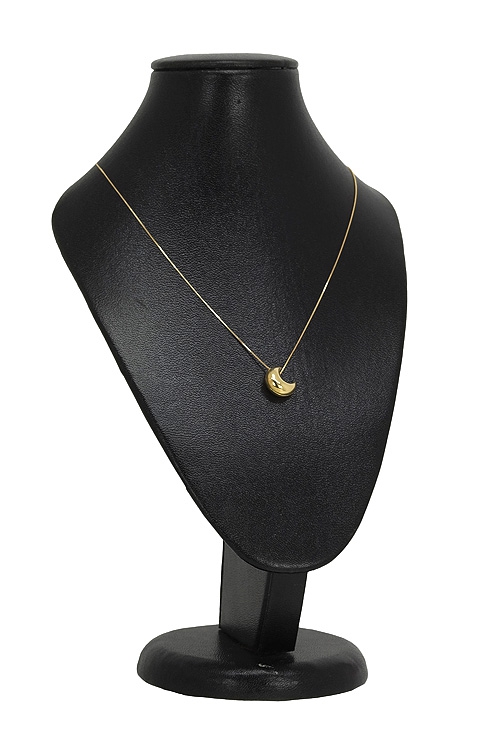 gargantilla cadena fina y motivo media luna foto AA 243_017-03286_01