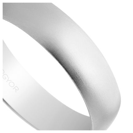 Alianza de oro blanco con efecto arena 5 mm Argyor 5B505M - foto 04 - rfcia 5B505M