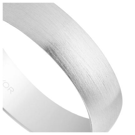 Alianza en oro blanco clásica en 5 mm. oro con efecto arena - foto 04 - rfcia 5B505S