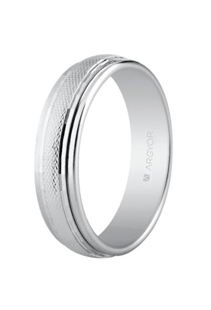 Alianza de plata 5 mm. facetada - foto 1 - rfcia.045_5750133