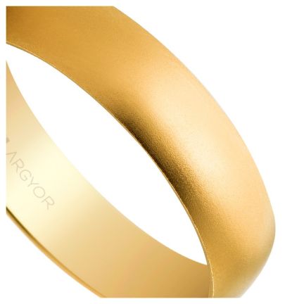 Alianza oro amarillo 18 ktes. 5 mm. efecto arena - foto 04 - Argyor rfcia.50505M