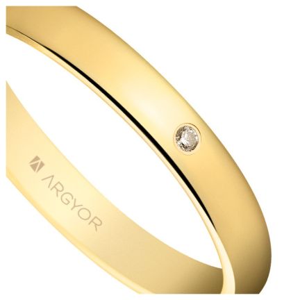 Alianza de oro amarillo 18 ktes. 3 mm - foto 04 - Argyor rfcia.50306D