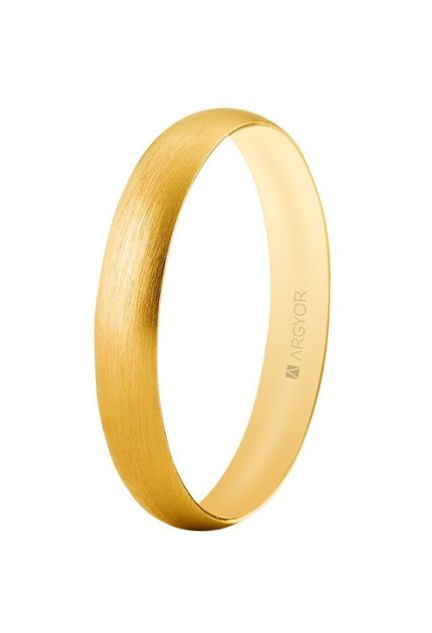 Alianza de oro amarillo 18 ktes. 3.3 mm. Confort. satinada - foto 1 - Argyor rfcia.5135513S