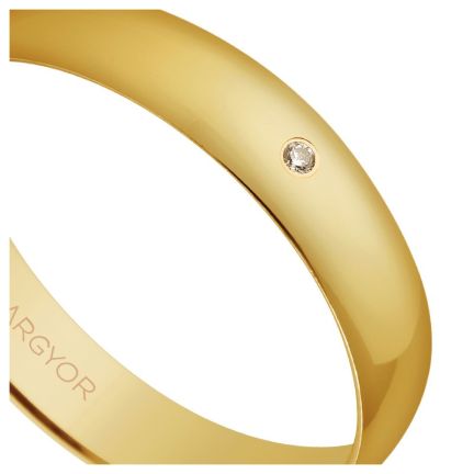 Alianza de oro amarillo 18 ktes. 4 mm - foto 04 - Argyor rfcia. 50403D