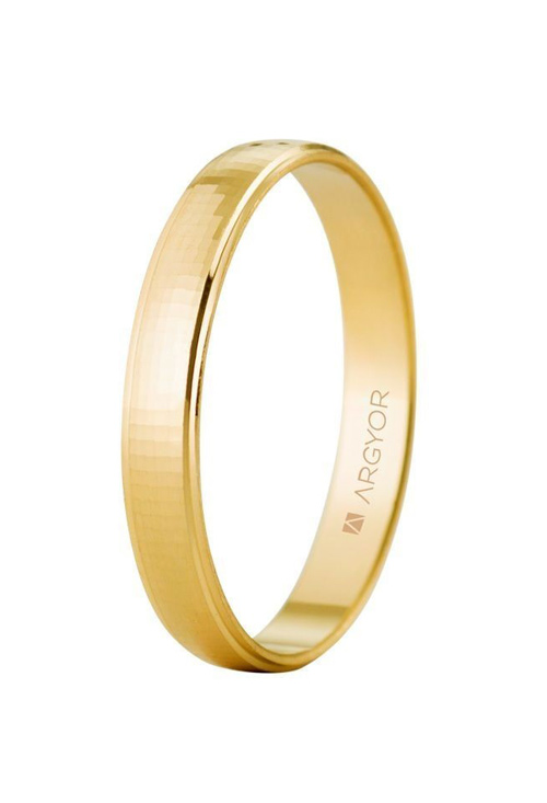 Alianza de oro amarillo 18 ktes. facetada brillo - foto 1 - Argyor rfcia.5130502