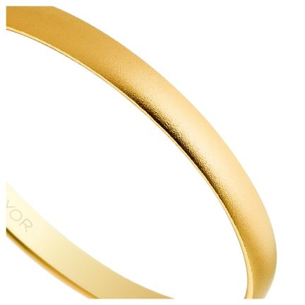 Alianza de oro amarillo 18 ktes. boda clasica satinada 2 mm - foto 04 - Argyor rfcia 50201M