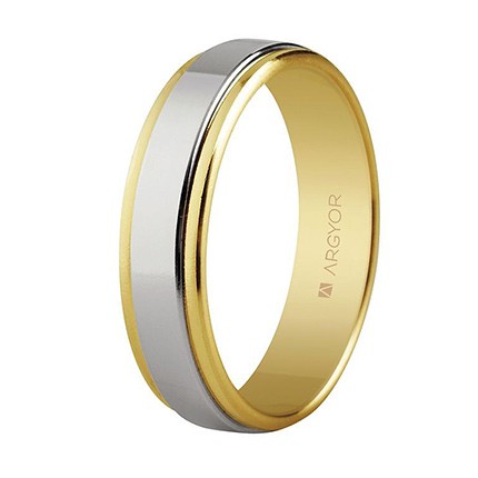 Alianza de oro bicolor 9 ktes - foto 1 - rfcia. 9K5250158