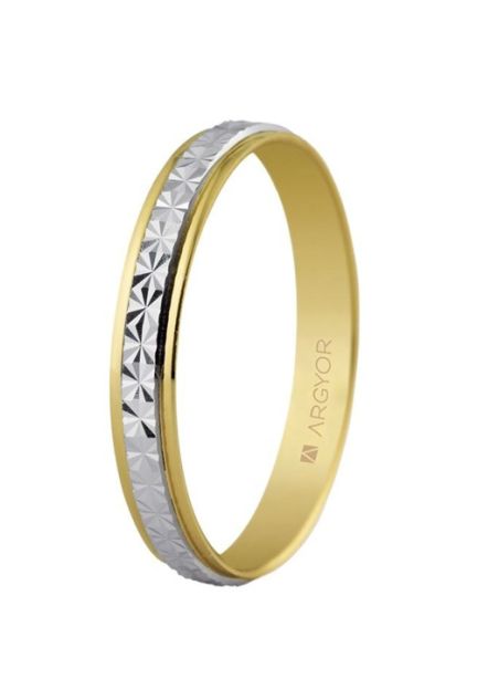 Alianza oro blanco de 9 ktes, 3mm de ancho 9K5230108