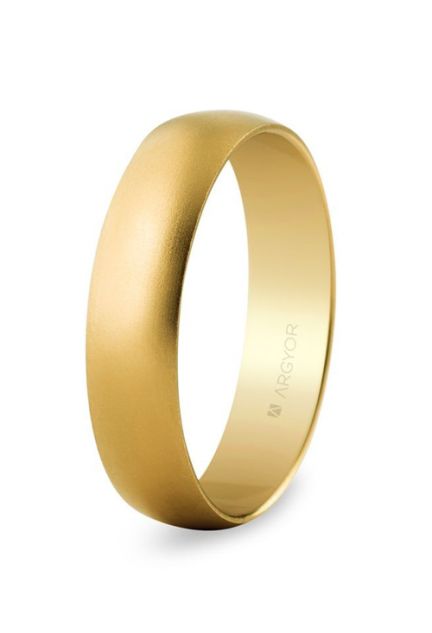 Alianza de oro para boda 9 ktes. brazo 5 mm. brillo - foto 1 - Argyor rfcia.9K50505