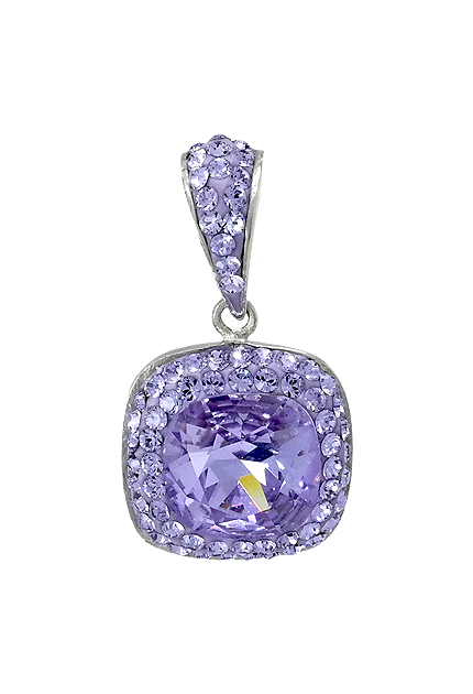 Colgante en plata de ley con cristales Swarovski - foto 04 - rfcia 252_PS0009-21