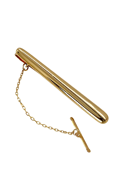 Pisacorbatas de oro amarillo 18 ktes. 025_E-00169