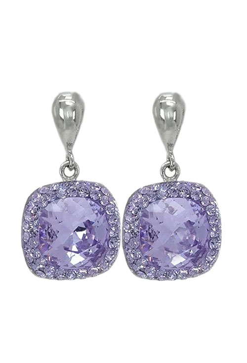 pendientes plata de ley largos con cristales swarovski malvas precio baratojoyeria online foto frontal 252_es0008-21_01