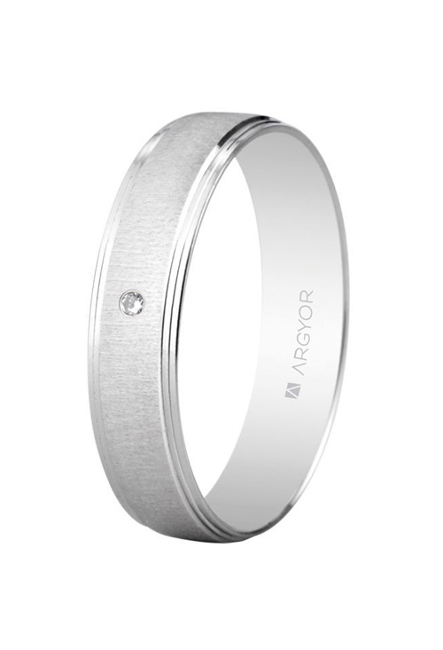 Alianza de oro blanco con diamante - foto 3 - rfcia.045_555B1466