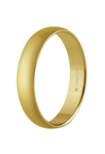 Alianza de oro amarillo clásica - foto 3 - Argyor rfcia.5640001