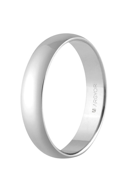 Alianza oro blanco de 18 Ktes, 4mm de ancho, Argyor 564B001