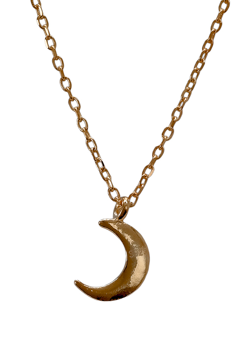 Gargantilla de plata chapada LUXENTER. luna. 218_PF018R999