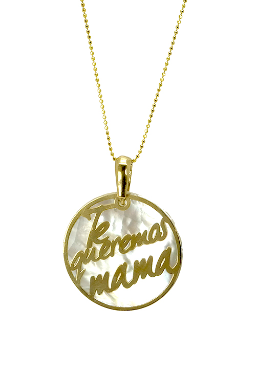 Gargantilla de plata TE QUEREMOS MAMA - foto 3 - rfcia.266_022366-2-1-40