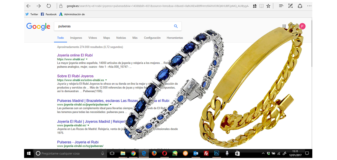 buscar pulseras en internet
