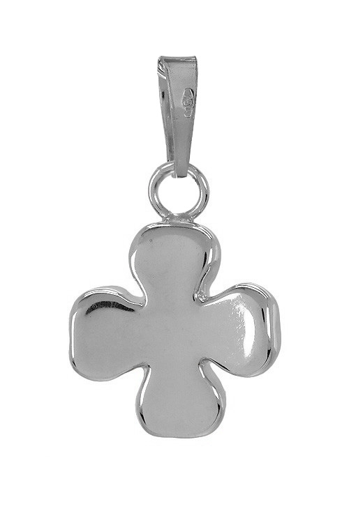 Colgante de oro amarillo 18 ktes con forma de trebol - foto 3 - rfcia.243_466-00059-B