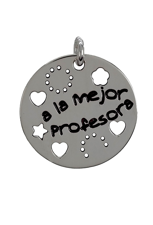 Disco de plata con dedicatoria -a la mejor profesora- - foto 3 - rfcia.266_024272-1-10-4