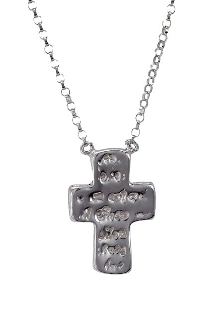 Gargantilla de plata con cruz latina - foto 3 - rfcia.266_023638-1-1