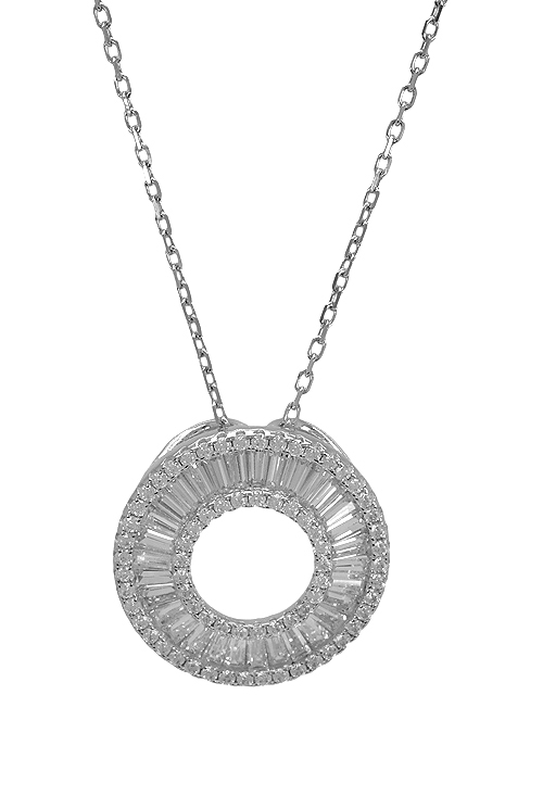 Gargantilla de plata con motivo circonitas - foto 3 - rfcia.252_CR2360