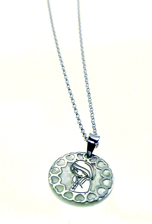 Medalla Virgen Niña con cadena incluida. 266_023281-1-1-40