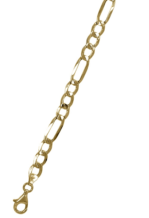 pulsera oro 18 ktes para niña comunion eslabones combinados 3x1 foto secundaria 243_391-00062_01