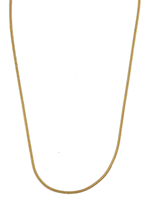 cadena cola de topo cordon tupido oro amarillo 18 kilates vista frontal precio barato joyeria online 037_TOPO-C