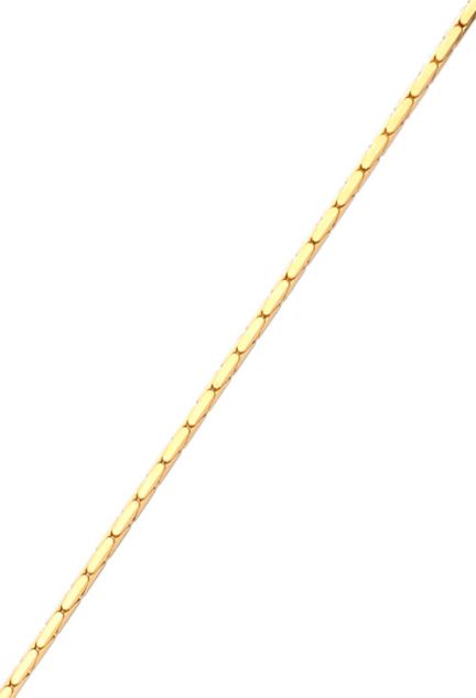 Gargantilla de oro cadena cola de topo-cordoncillo de 50 cm joyas para mujer a precios baratos