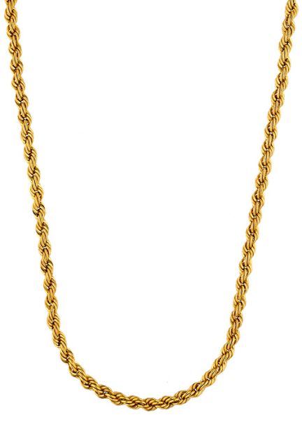 cadena cordon salomonico de 4 milimetros y 45 cm de largo foto sacada de frente 003_4-45_01