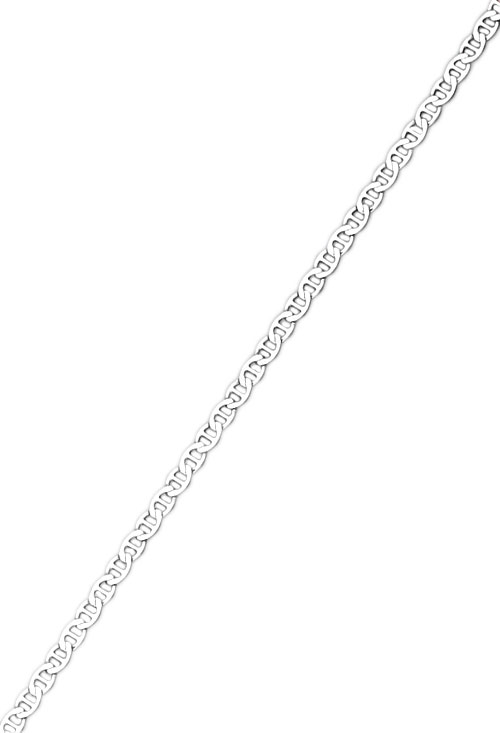 cadena cuello oro blanco 18k ancla plana 45 cm 045_0165040-45