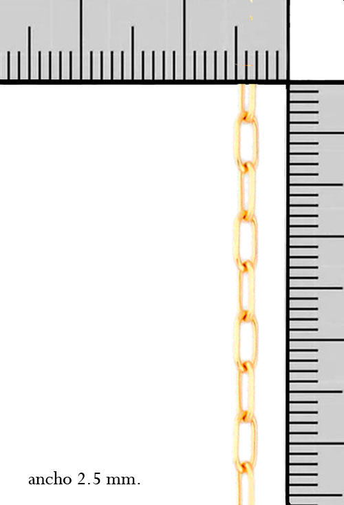 cadena de oro amarillo 18k foto con medidas 127_SNL60-40_M