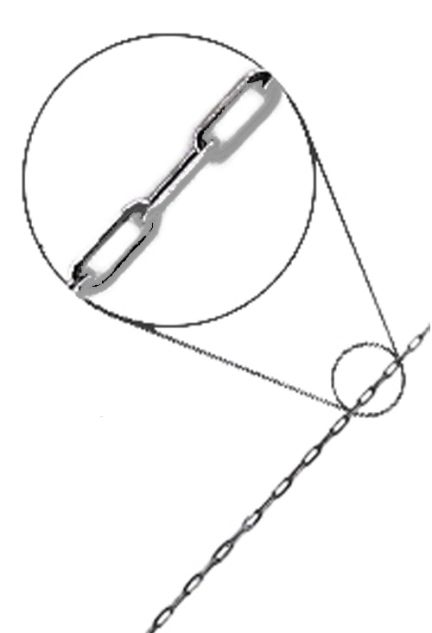 Cadenas y cordones plata ley. 40 cm. forzada alargada - foto 3 - rfcia.126_SNL40-40