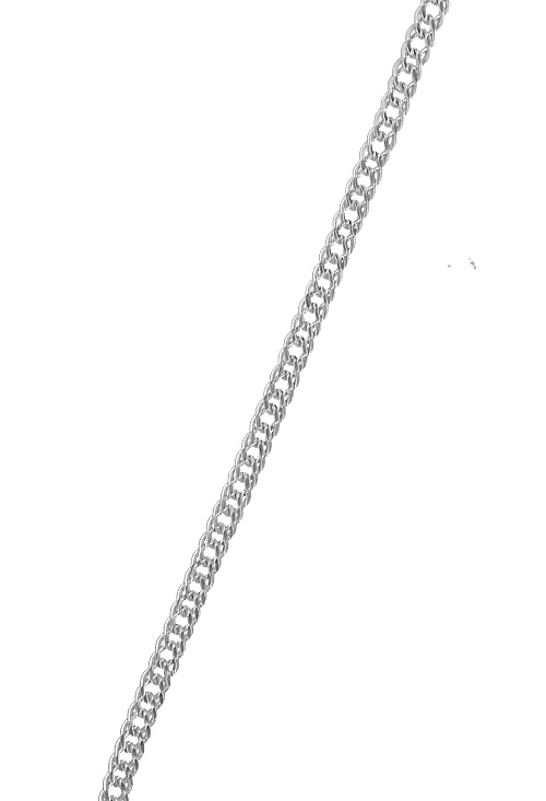 cadena de plata doble rombo gargantilla de 40 cm foto detallada 126_DROMBO60-40R_01