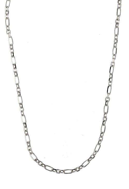 cadena de plata eslabones combinados 40 cm de largo foto frontal 017_619CM0336-40_01