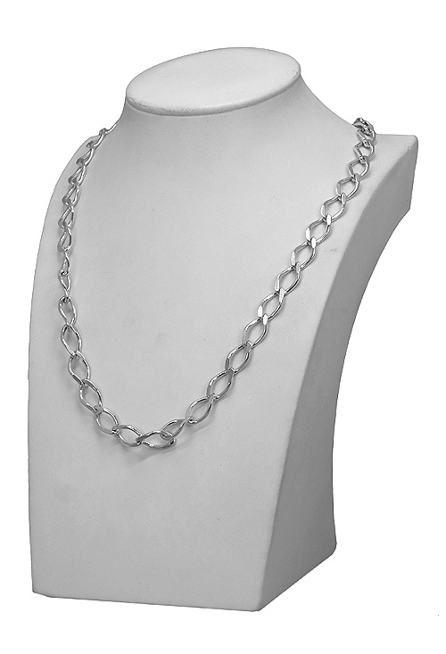 cadena de plata eslabones forma de rombo vista expositor 126_ROMBO175-60_02