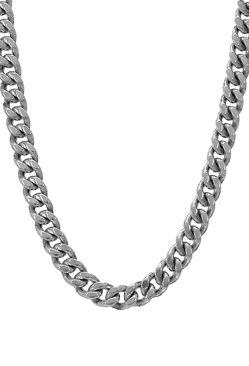 cadena de plata eslabones macizos cerrados muy fuertes foto frontal 126_BNL200-60