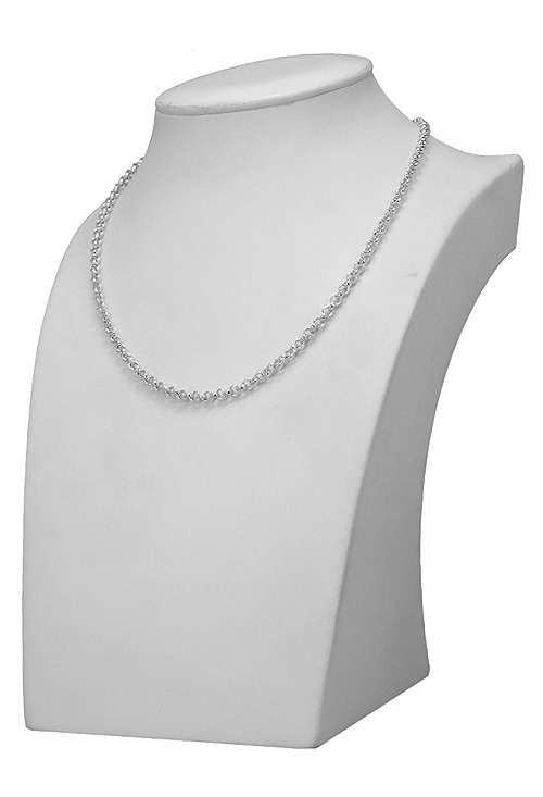 cadena de plata eslabones rolo vista en expositor 126_ROLO72-40_02