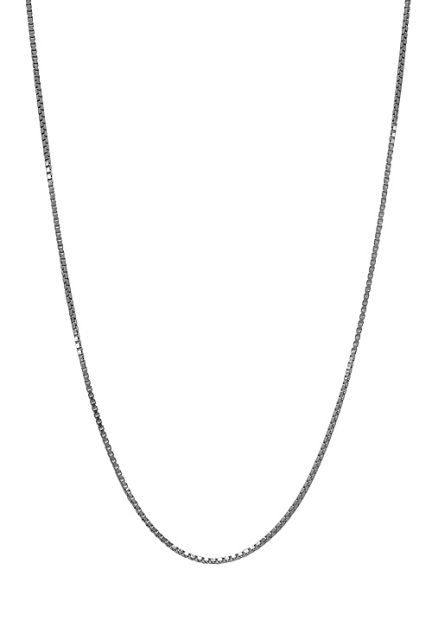 cadena de plata eslabones venecianos 50 cm de largo vista frontal 017_619CM0383-50