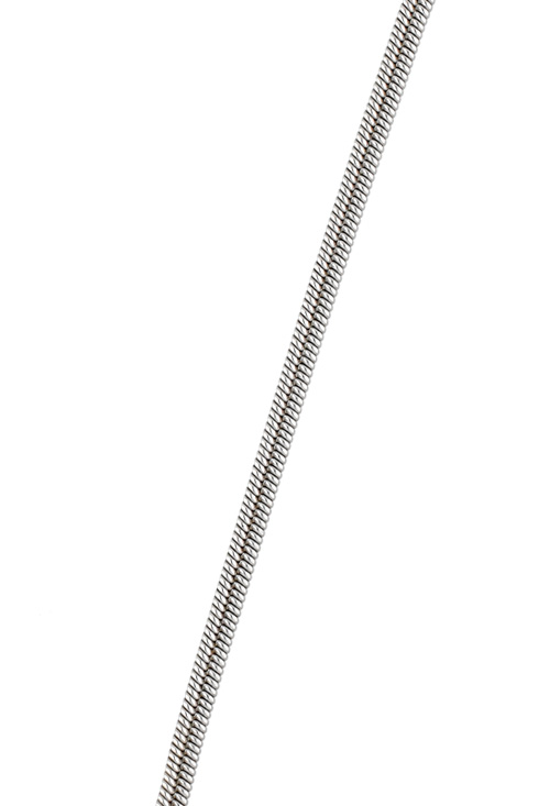 cadena de plata tipo cordoncillo acabado rodio vista de tramo 126_CTB50-50R