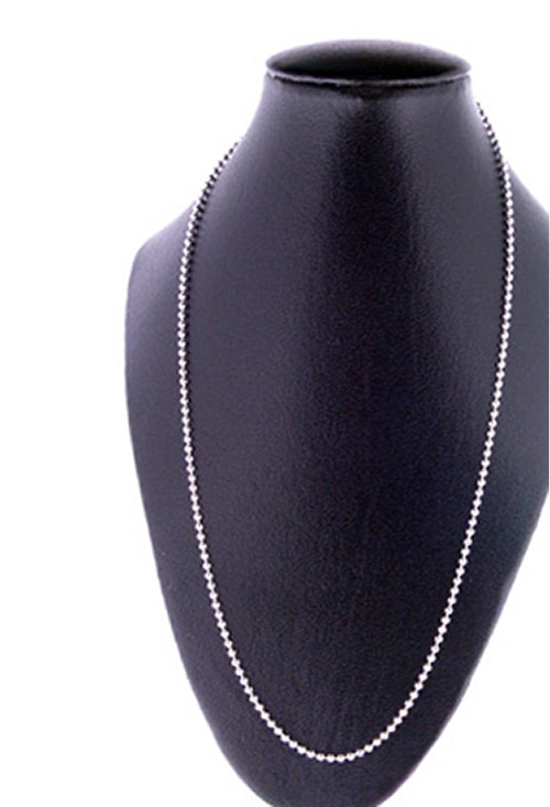 cadena en plata de ley formada por bolas precio barato para venta online