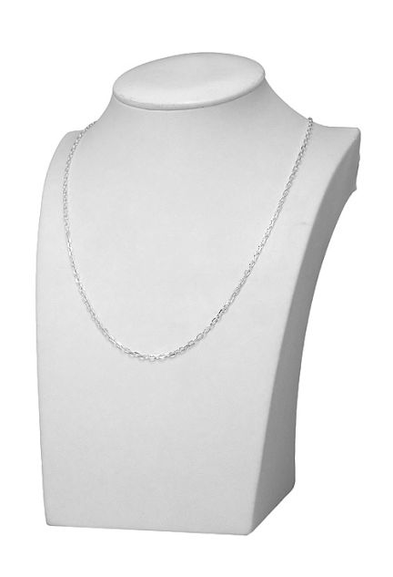 Cadena forzada de plata de ley 50 cm126_FNL50-50R moda en plata de ley