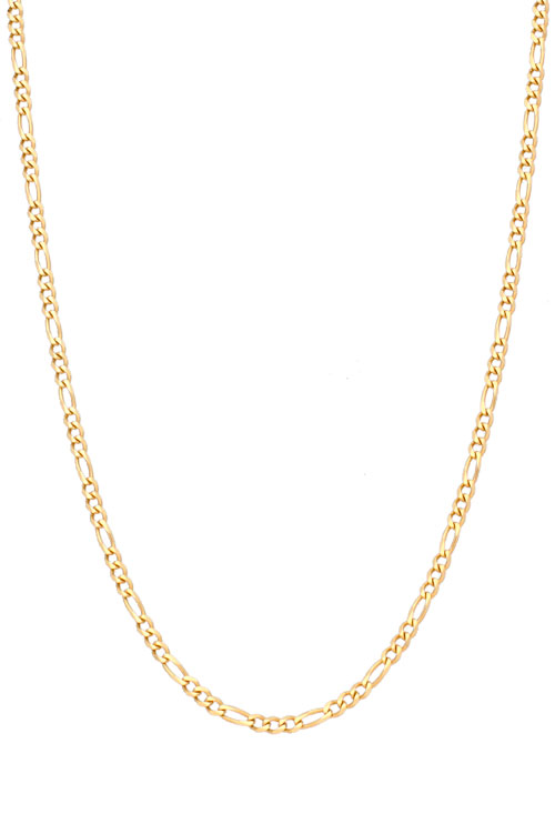 cadena maciza de oro 18 kilates eslabones programados 3x1 de 45 cm de largo foto principal 025_I-00810