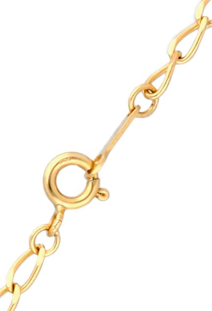 cadena maciza oro amarillo 18 kilates eslabones modelo bilbao foto toma detalle cierre para web