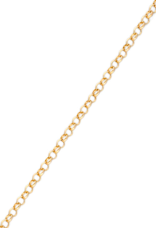 cadena de oro amarillo 18 ktes eslabones modelo rolo vista detallada 127_RM60-40_01