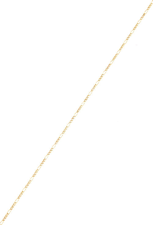 cadena oro amarillo 18 kilates eslabones combinados 3 x 1 con 40 cm de largo foto principal 025_I-00806