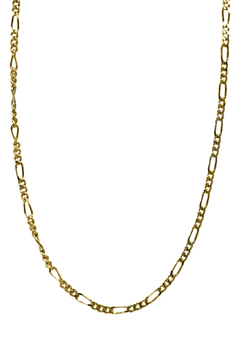 cadena oro amarillo eslabones macizos 3x1 de 40 cm de largo 127_BP(1-3)50-40