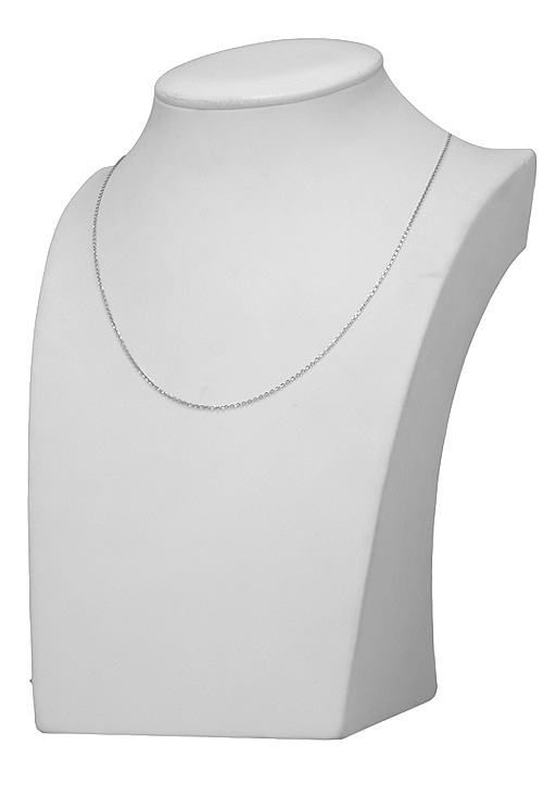 cadena para cuello oro blanco 18 ktes eslabones forzados vista peto 243_274-00076-45B_02