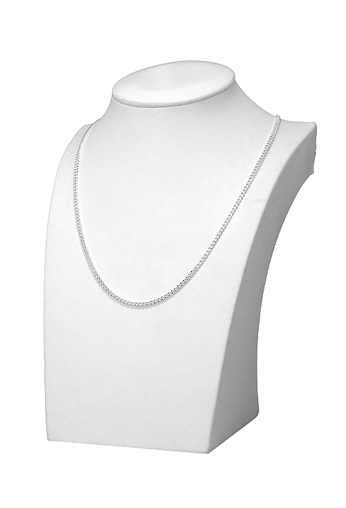 Cadena plata eslabones barbados 45 cm 126_BNL60-45R joyas de mujer en plata de ley Joyas de mujer a precios baratos